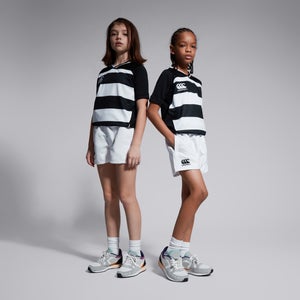 JUNIOR UNISEX PROFESSIONAL POLYESTER SHORT WHITE - AGE 6