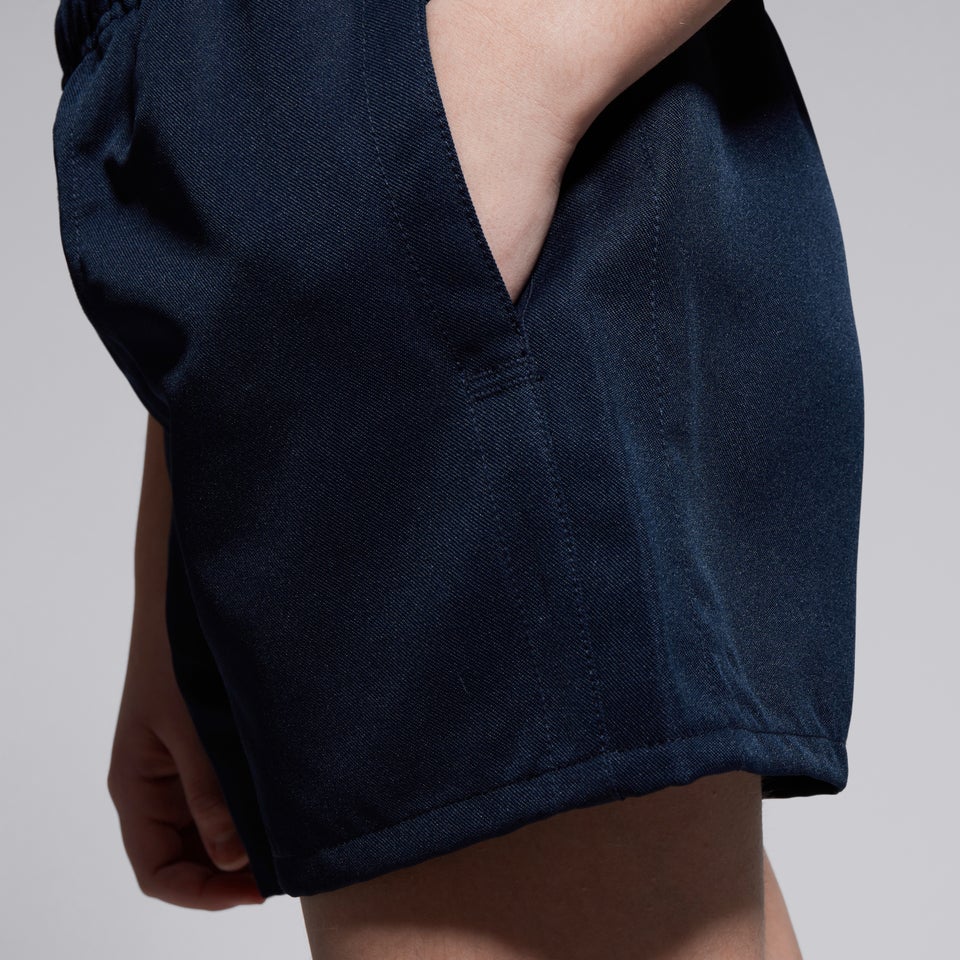 Junior Unisex Professional Polyester Short Navy