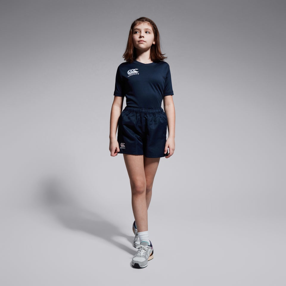 Junior Unisex Professional Polyester Short Navy