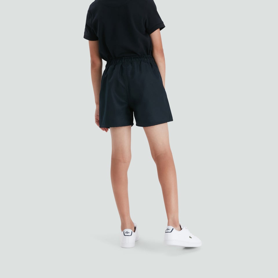 Junior Unisex Professional Polyester Short Black