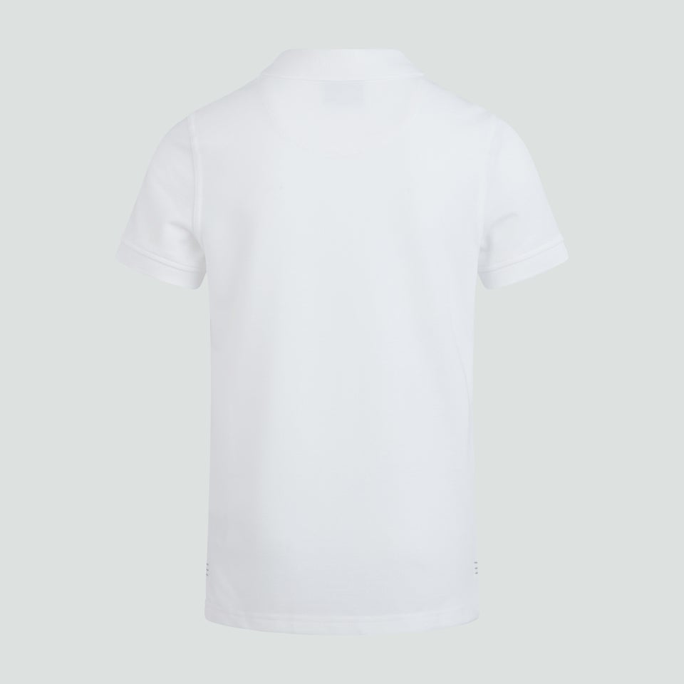 Junior Unisex Waimak Polo Shirt White
