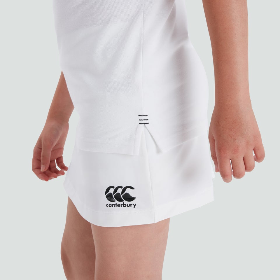 Junior Unisex Waimak Polo Shirt White