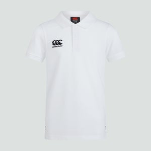 Junior Unisex Waimak Polo Shirt White