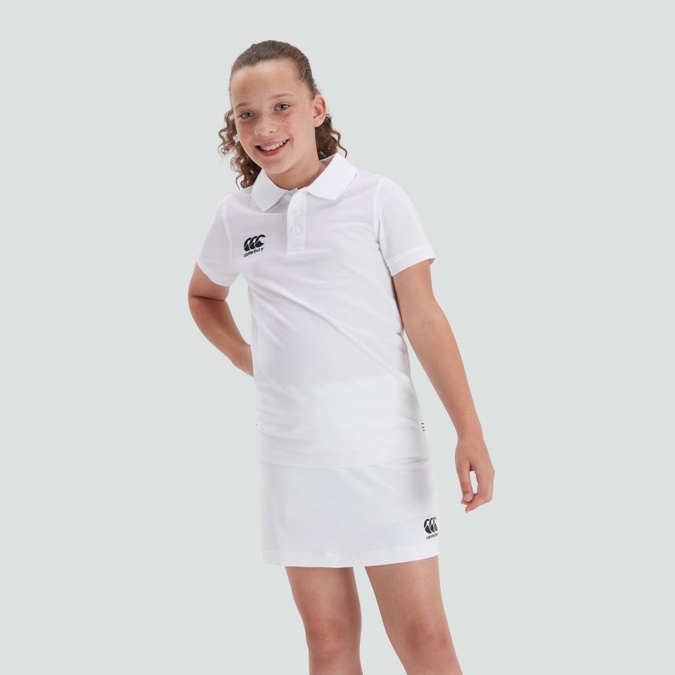 CANTERBURY WAIMAK POLO KIDS WHITE