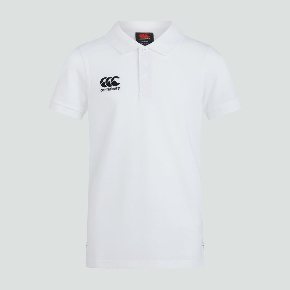 CANTERBURY WAIMAK POLO KIDS WHITE