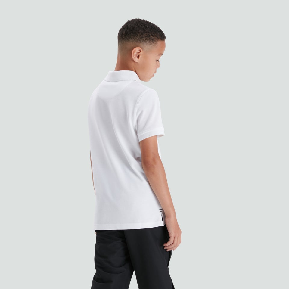 Junior Unisex Waimak Polo Shirt White