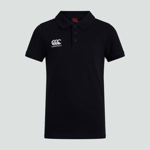 CANTERBURY WAIMAK POLO KIDS BLACK