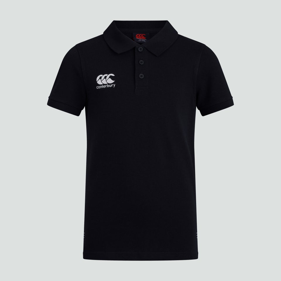 CANTERBURY WAIMAK POLO KIDS BLACK