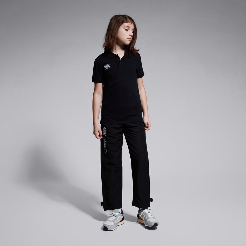 Junior Unisex Waimak Polo Shirt Black