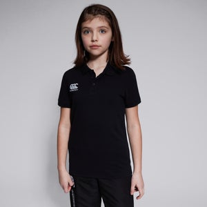 Junior Unisex Waimak Polo Shirt Black