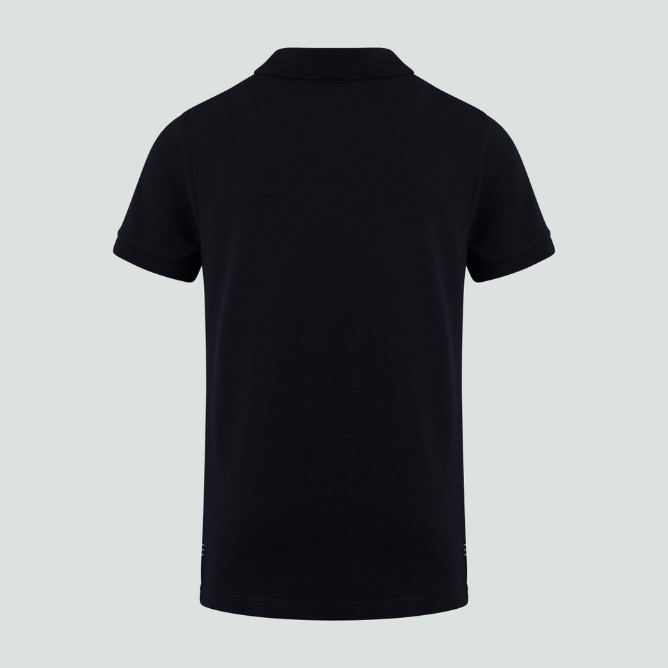 Junior Unisex Waimak Polo Shirt Black