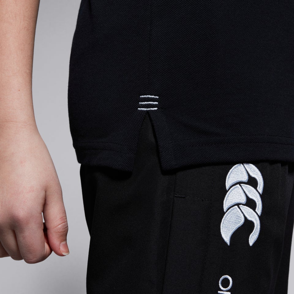 CANTERBURY WAIMAK POLO KIDS BLACK