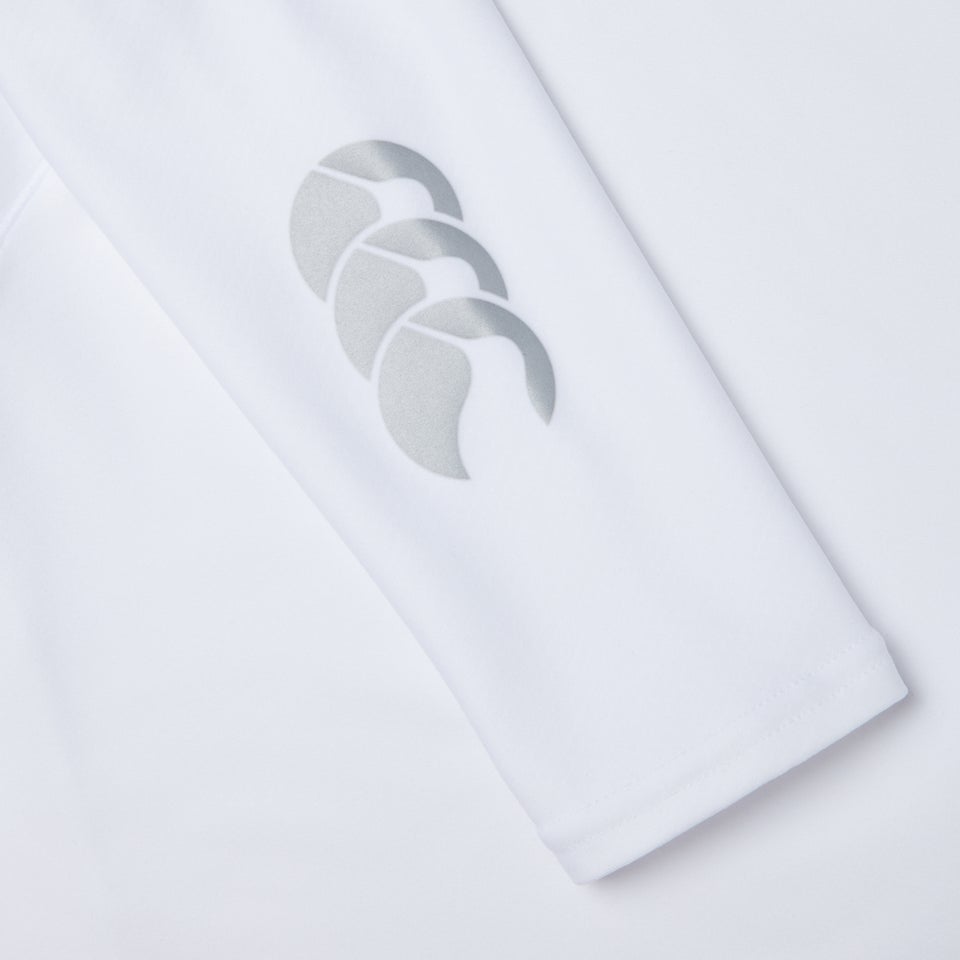 Junior Unisex Thermoreg Long Sleeved Top White