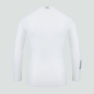 Junior Unisex Thermoreg Long Sleeved Top White