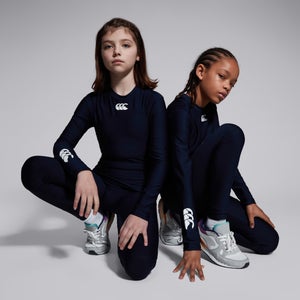Junior Unisex Thermoreg Long Sleeved Top Navy