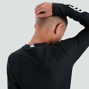 CANTERBURY THERMOREG LONG SLEEVE TOP BLACK