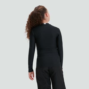 Junior Unisex Thermoreg Long Sleeved Top Black