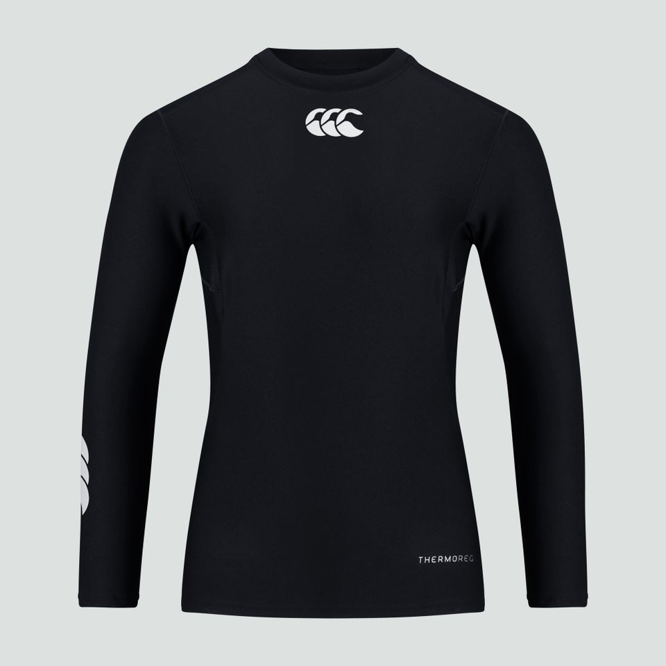 CANTERBURY THERMOREG LONG SLEEVE TOP BLACK