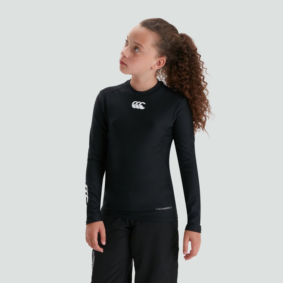 CANTERBURY THERMOREG LONG SLEEVE TOP BLACK