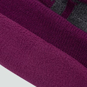 Adult Unisex Ireland Bobble Hat Purple