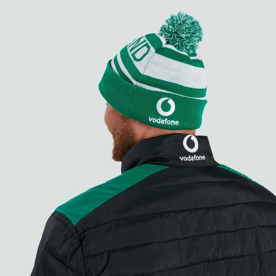 Adult Unisex Ireland Bobble Hat Green