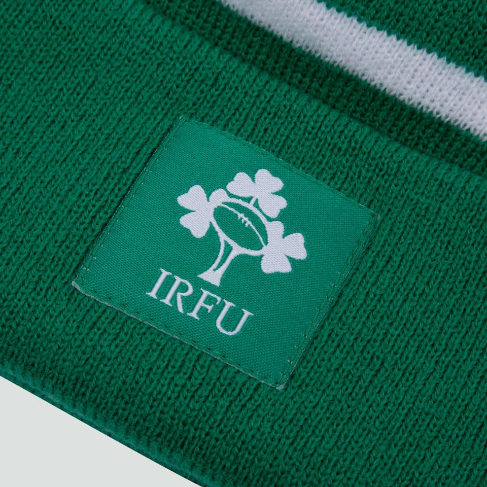 Adult Unisex Ireland Bobble Hat Green