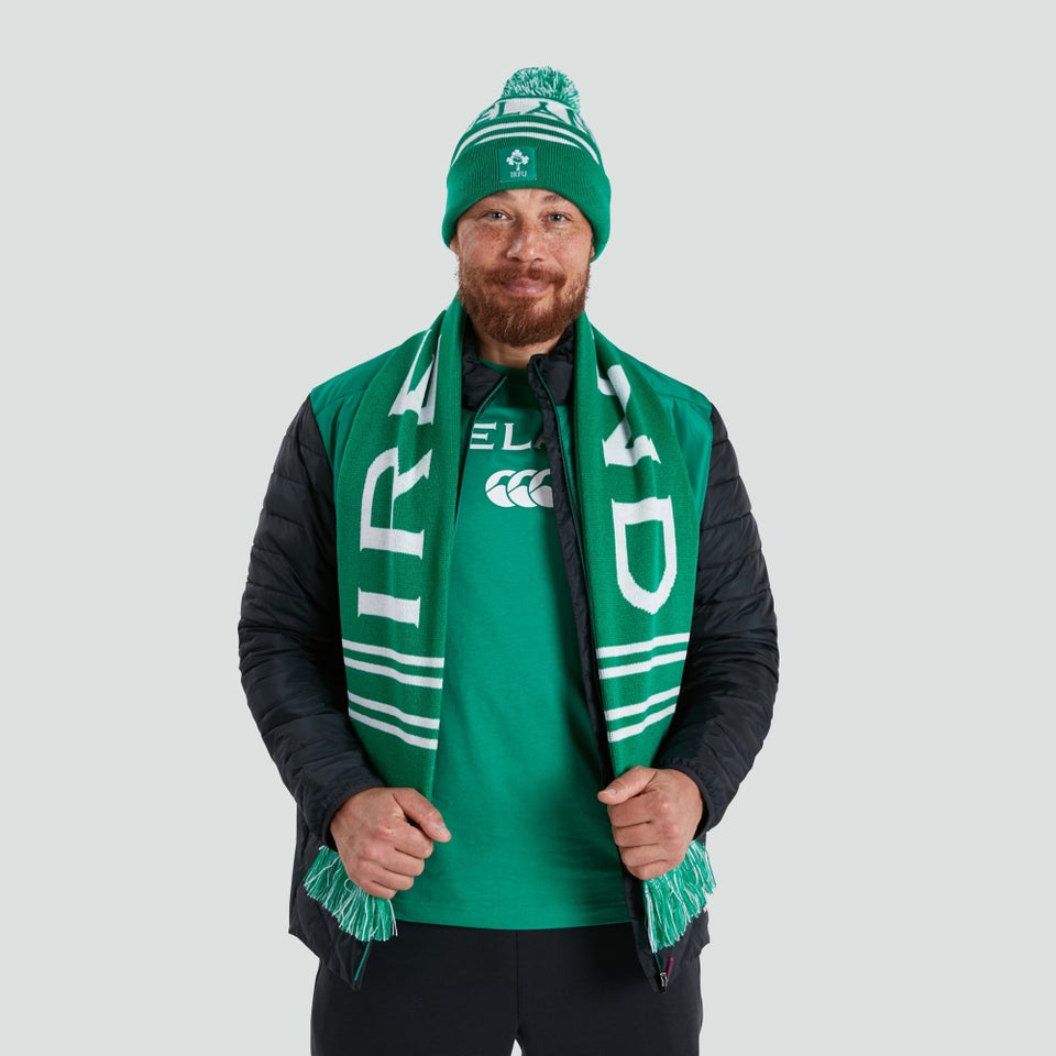 Adult Unisex Ireland Supporters Scarf Green