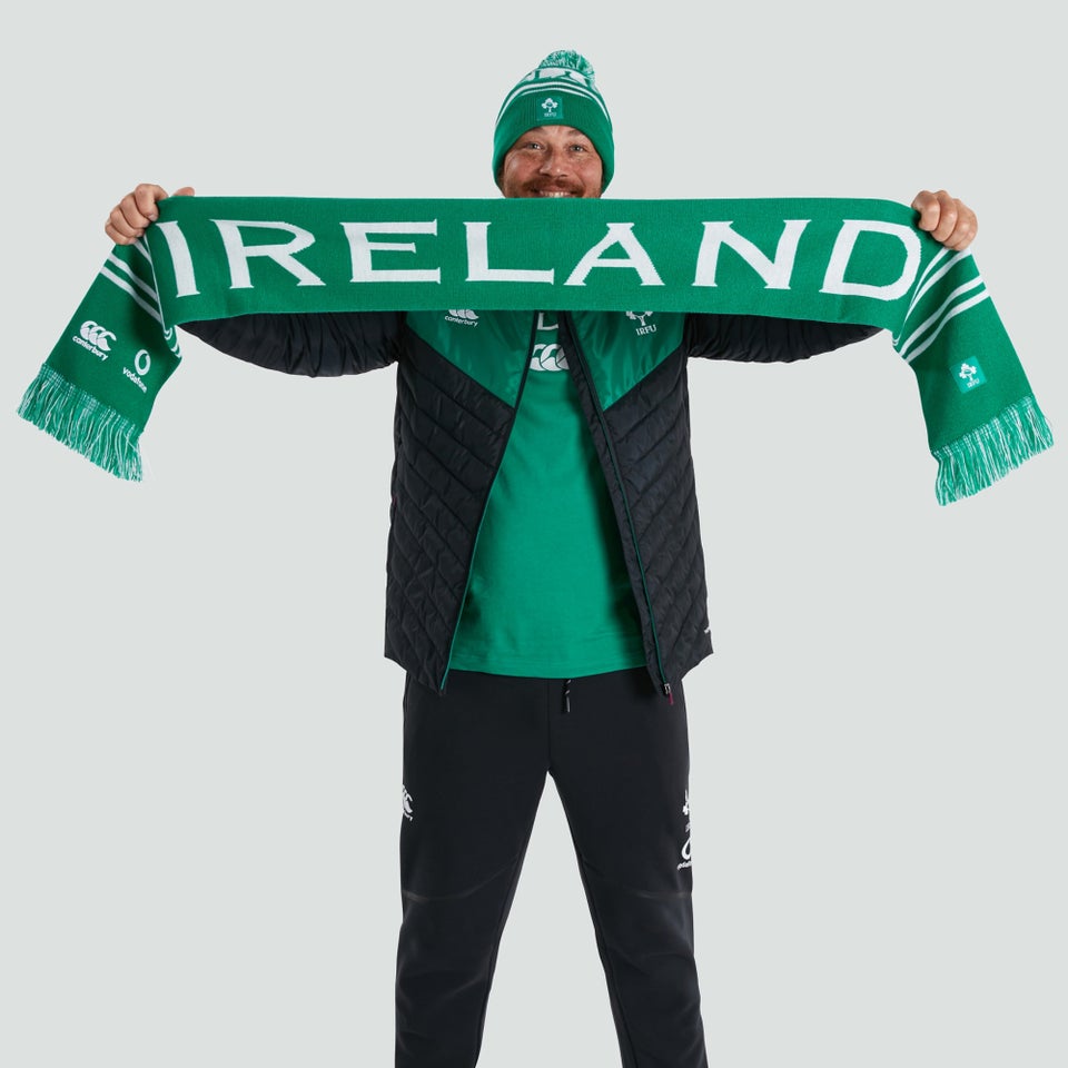 Adult Unisex Ireland Supporters Scarf Green