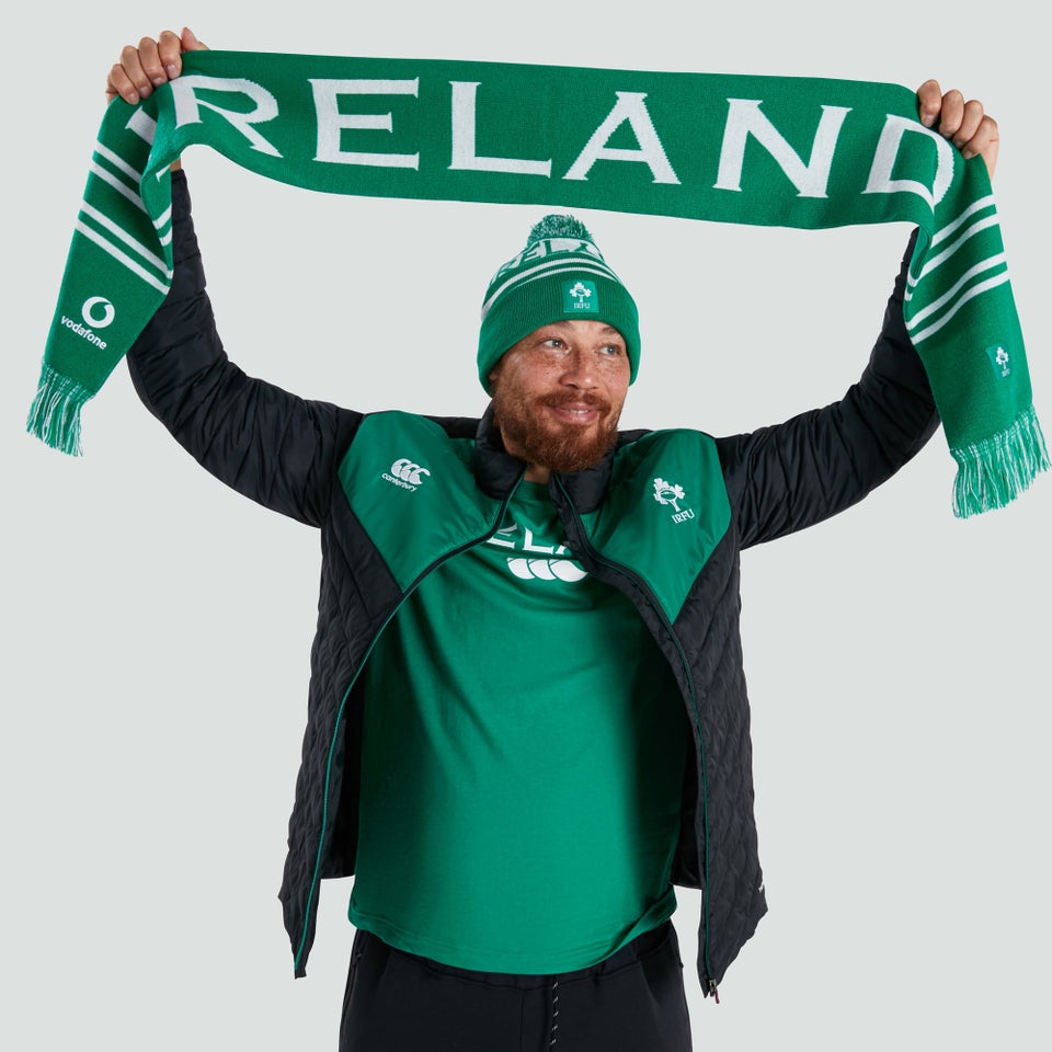 Adult Unisex Ireland Supporters Scarf Green