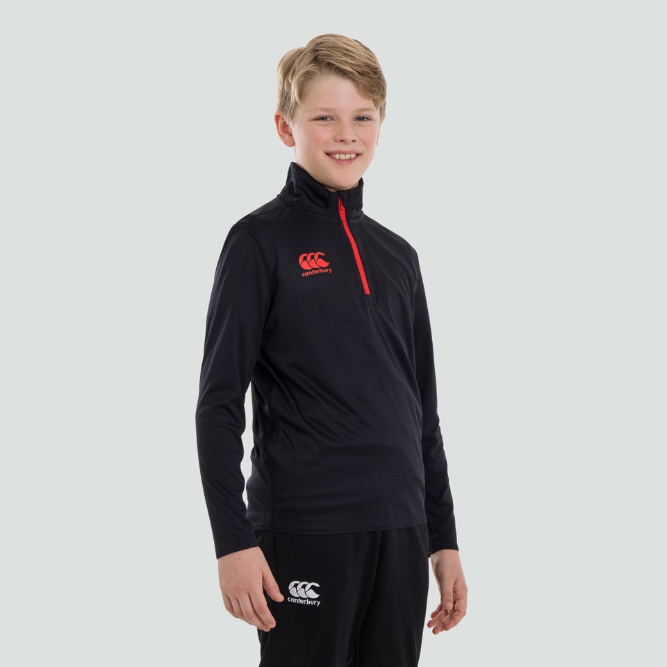 Junior Unisex Vapodri 1st Layer Top Black