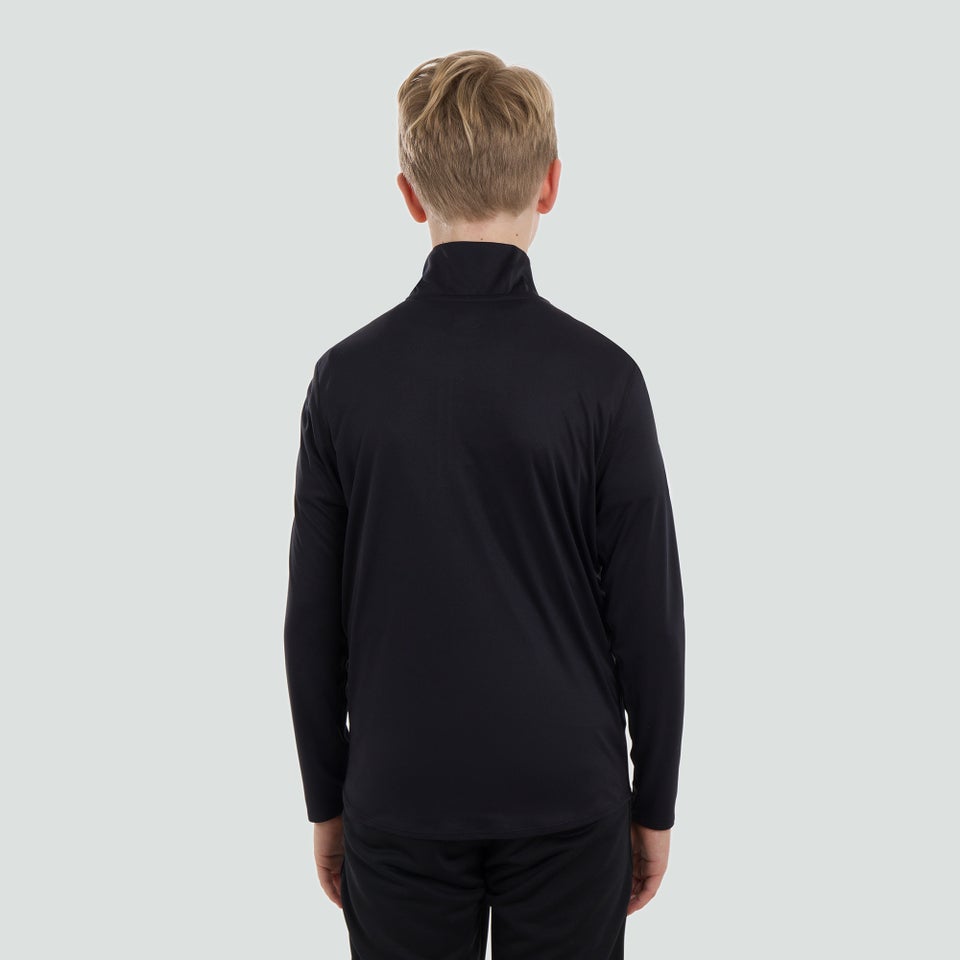 Junior Unisex Vapodri 1st Layer Top Black
