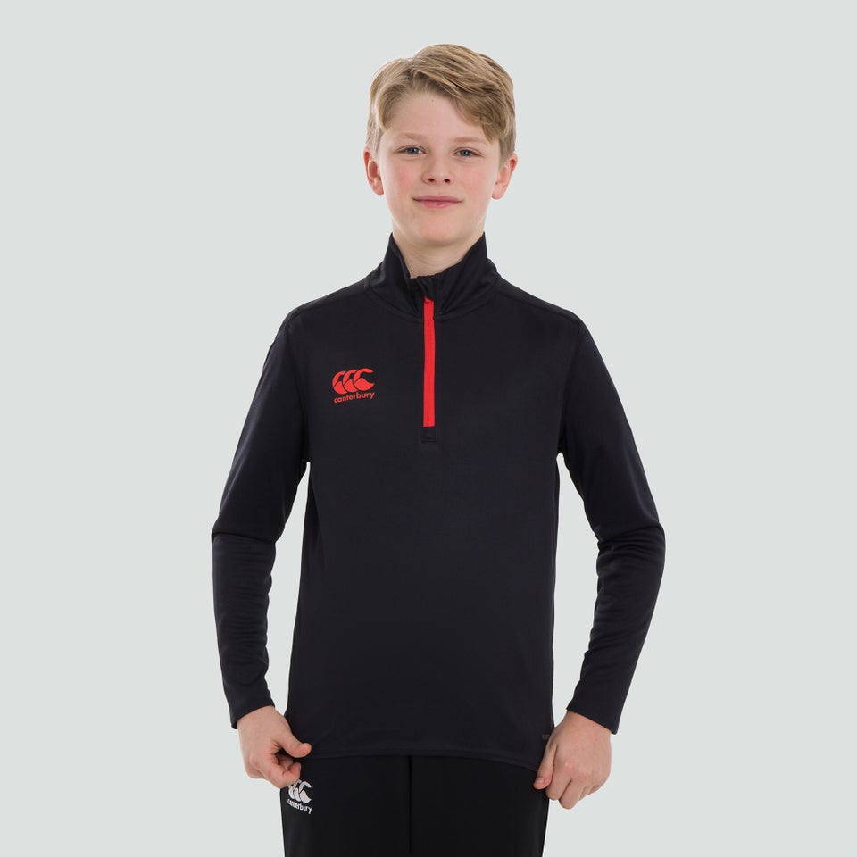 Junior Unisex Vapodri 1st Layer Top Black