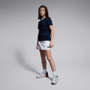 Junior Unisex Plain Skort White