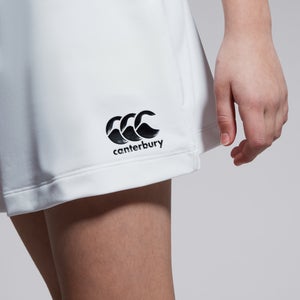 Junior Unisex Plain Skort White