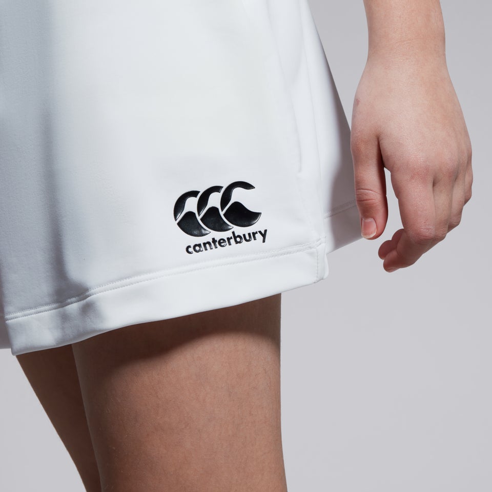 Junior Unisex Plain Skort White