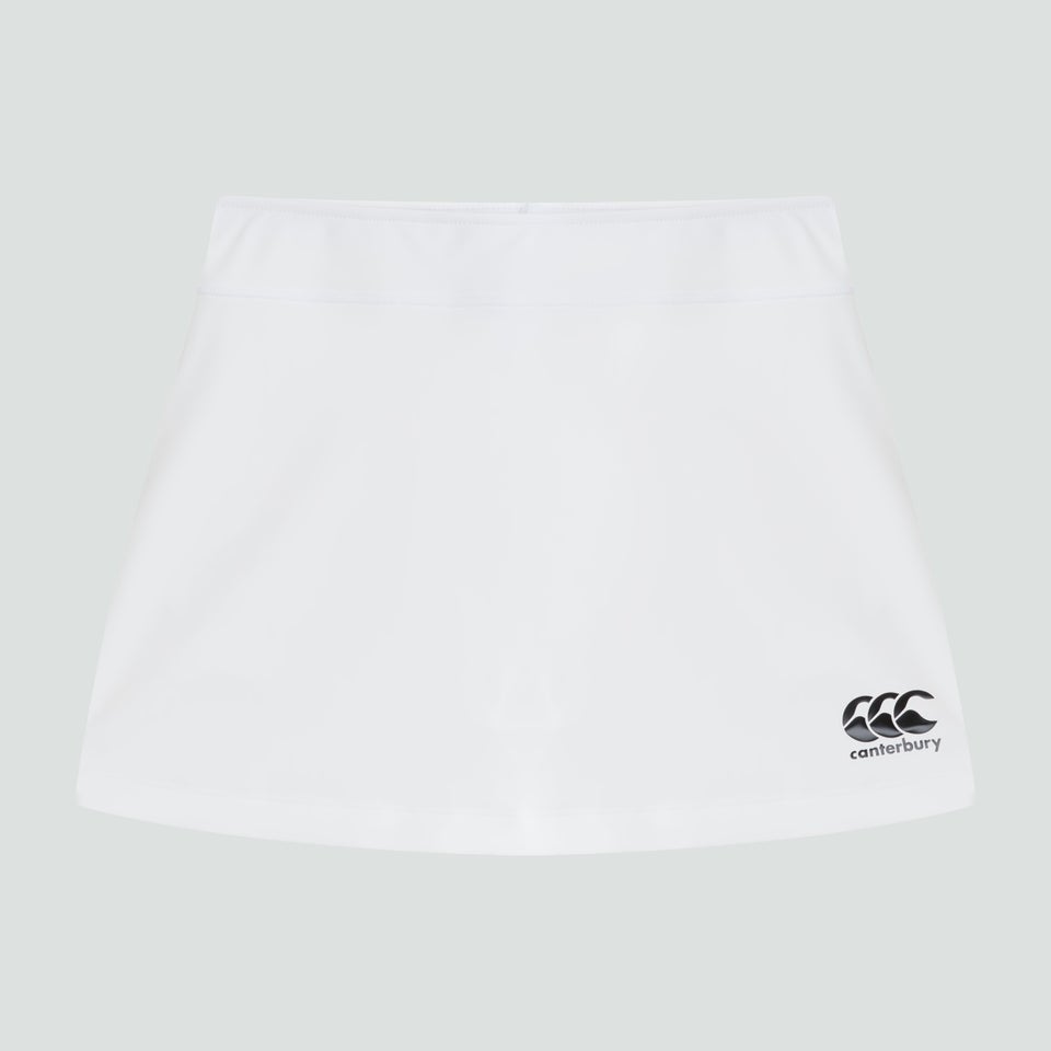 Junior Unisex Plain Skort White