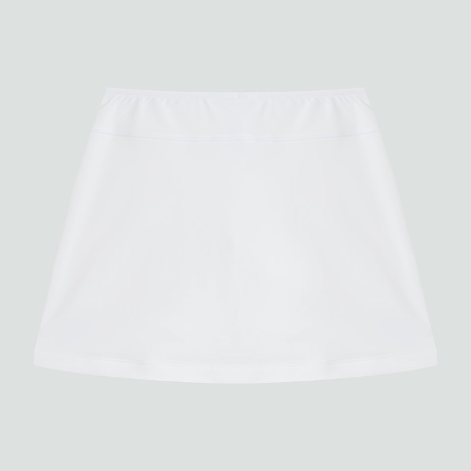 Junior Unisex Plain Skort White
