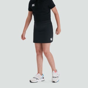 Junior Unisex Plain Skort Black
