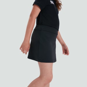 Junior Unisex Plain Skort Black