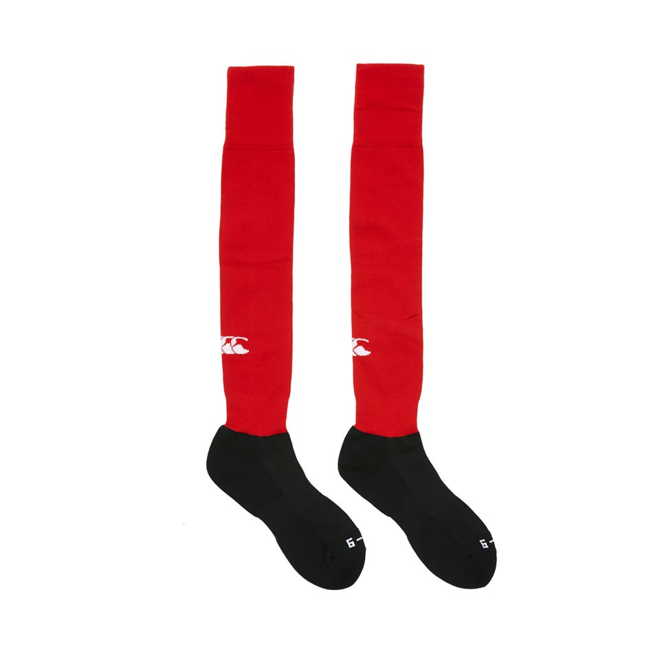 UNISEX PLAYING SOCK RED