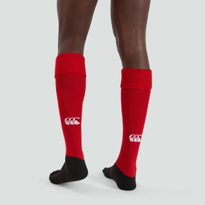 UNISEX PLAYING SOCK RED