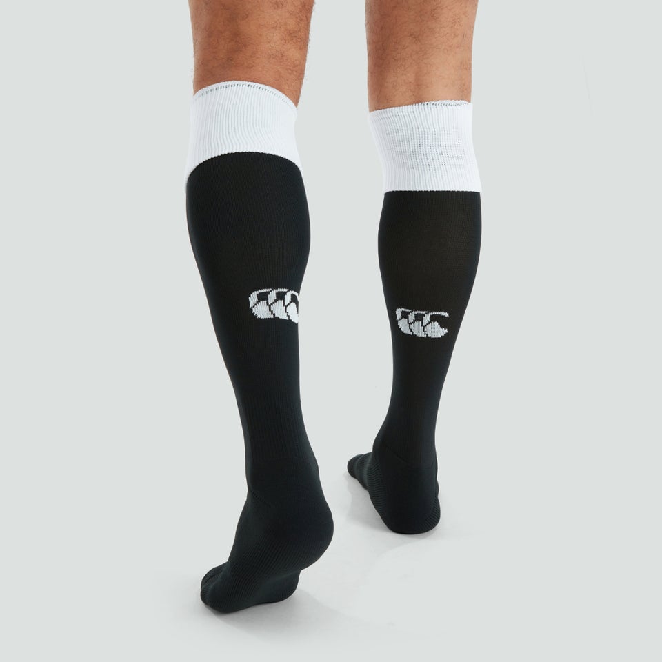 CANTERBURY TEAM CAP SOCK BLACK/WHITE