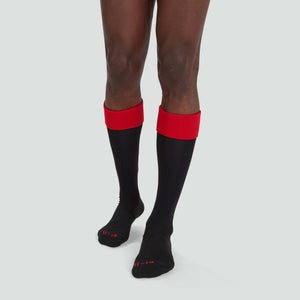 CANTERBURY TEAM CAP SOCK FLAG RED/BLACK