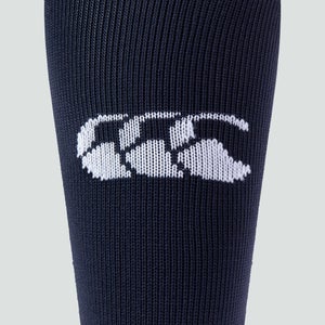 Adult Unisex Team Cap Socks Navy/White