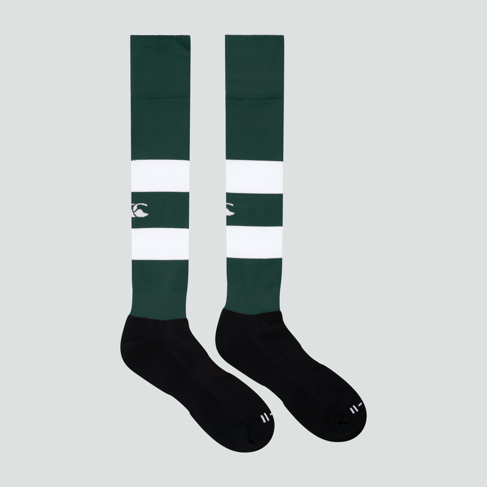 Adult Unisex Hooped Playing Socks Forest