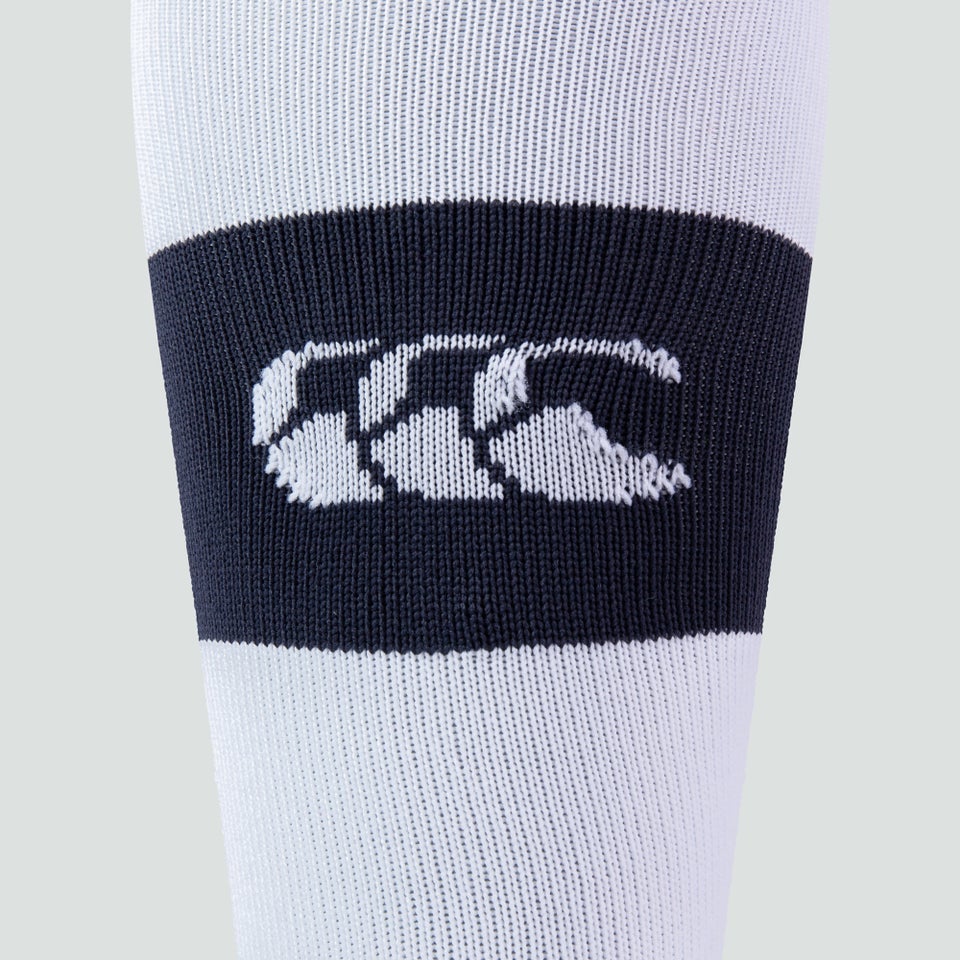 CANTERBURY TEAM HOOPED SOCK NAVY/WHITE