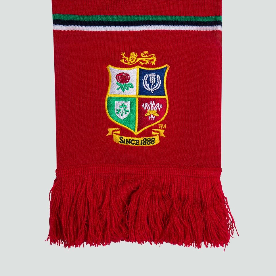 Adult Unisex British & Irish Lions Supporters Scarf Red
