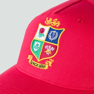 Adult Unisex British & Irish Lions Cotton Drill Cap Red