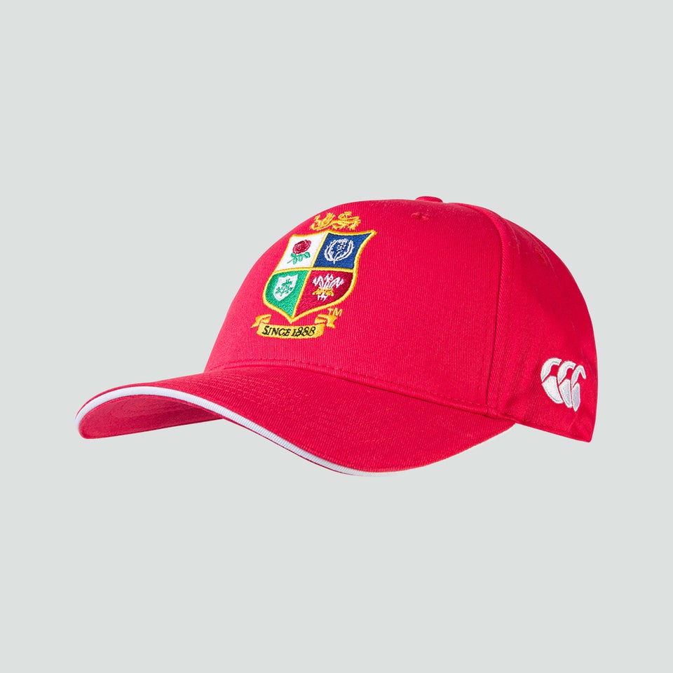 Adult Unisex British & Irish Lions Cotton Drill Cap Red