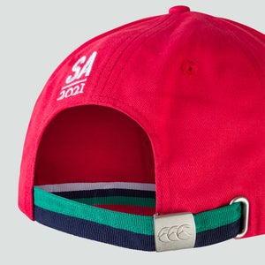 ADULT UNISEX BRITISH & IRISH LIONS COTTON DRILL CAP RED - ONE SIZE